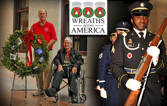 Wreaths Across America ceremony at the Ohio Statehouse in Columbus.