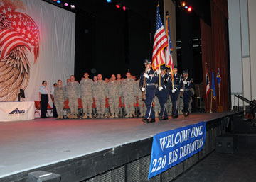 The 121st Air Refueling Wing Color Guard 