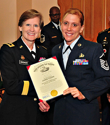 Senior NCO of the Year: Master Sergeant Jaime Chinn, 178th Fighter Wing