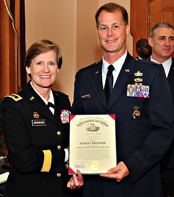Company Grade Officer of the Year: Capt. Robert E. Krooner, 121st Air Refueling Wing 