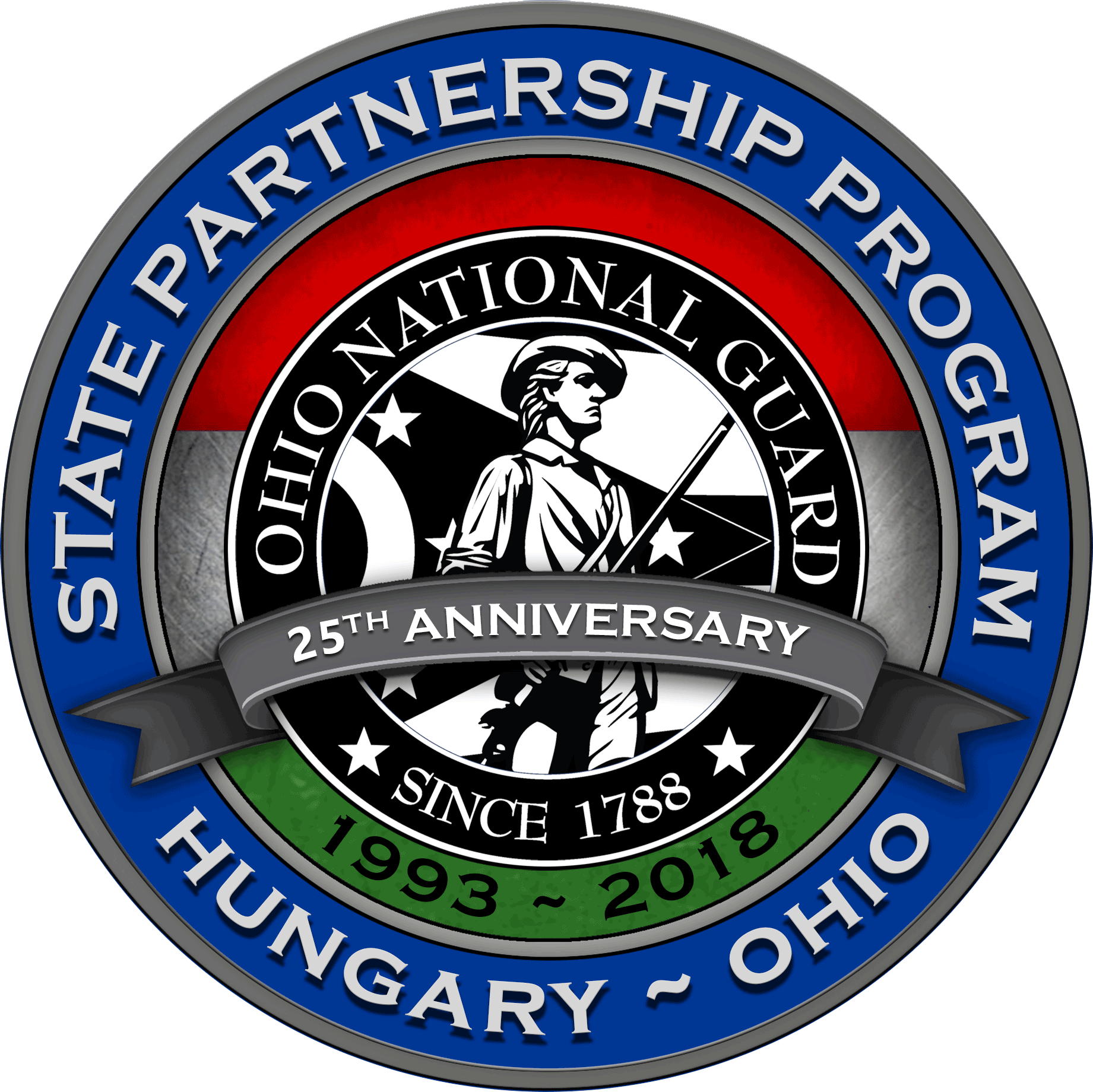 Hungary 25th anniversry logo