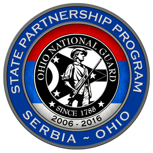 Ohio National Guard-Serbia partnership since 2006 logo
