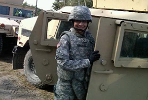 1st Lt. Elena Gonzalez. 