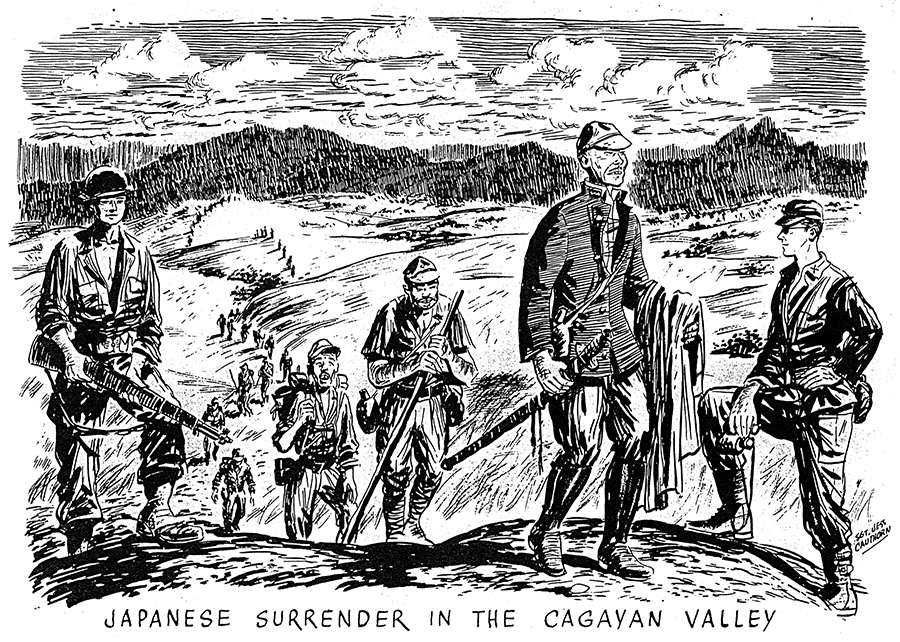 Illustration of Japanese surrender in the Cagayan Valley.