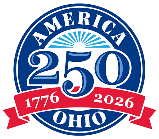 State of Ohio's 250th commemboration logo