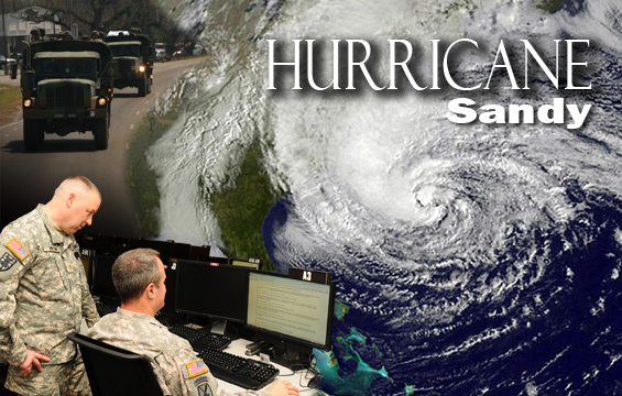 The Ohio National Guard's 24-hour Joint Operations Center continues to monitor and track the effects of Hurricane Sandy