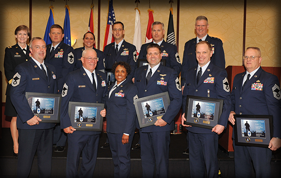 The Ohio Air National Guard’s newest chief command master sergeants 