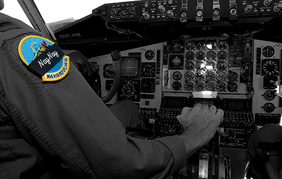 Aircrew members of the 121st Air Refueling Wing are currently wearing a black band on their flight suit shoulder patches with the words "Nay Nay" written on them to remember Capt. Nate D. Richeson.