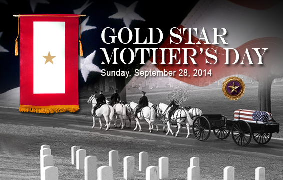 Graphic for Gold Star Mother's Day observed in the United States on the last Sunday of September each year.