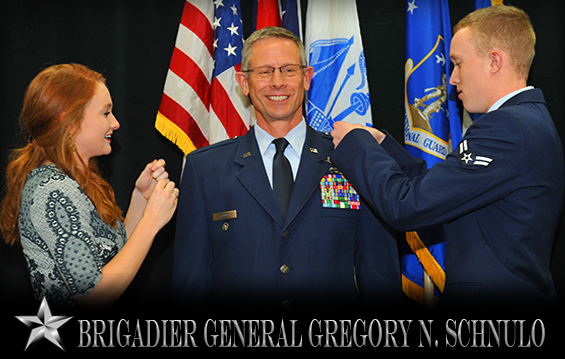 promotion ceremony for Brig. Gen. Greg Schnulo, Ohio assistant adjutant general for Air.