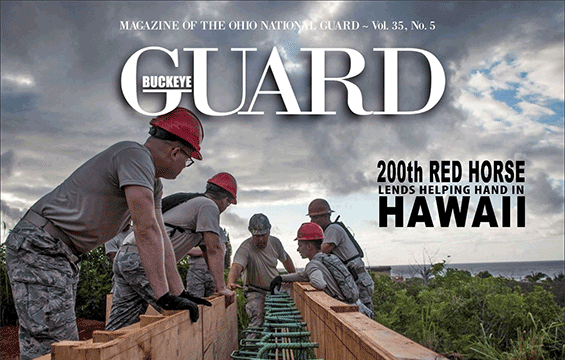 Sept/Oct cover of the Buckeye Guard Magazine