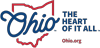State of Ohio's Heart of it all logo