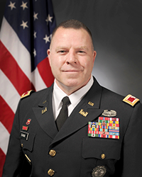 Official photo of Col. Daniel Shank, Assistant Adjutant General for Army
