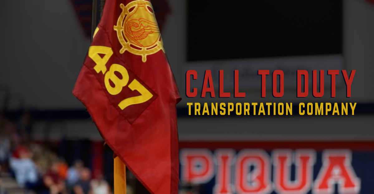 1487th flag in Piqua gym.