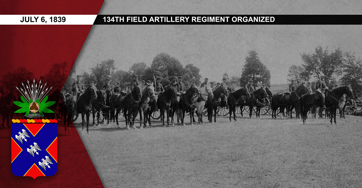 1st Regiment Light Artillery is seen fully mounted, circa 1890