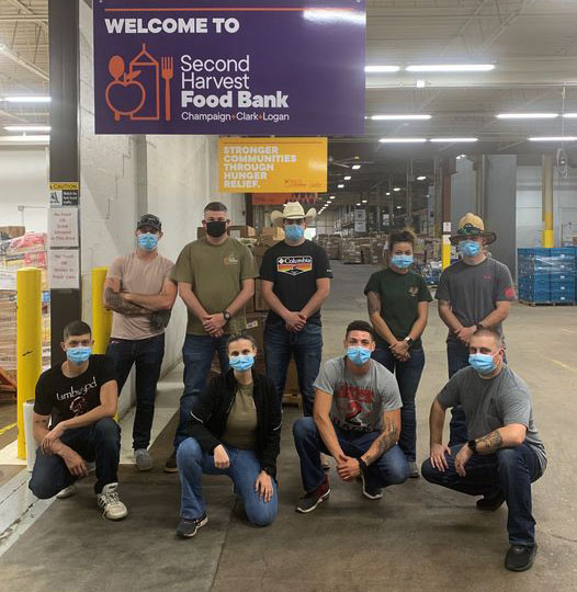 ONG Members at Second Harvest in jeans.