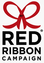 Red ribbon campaign logo
