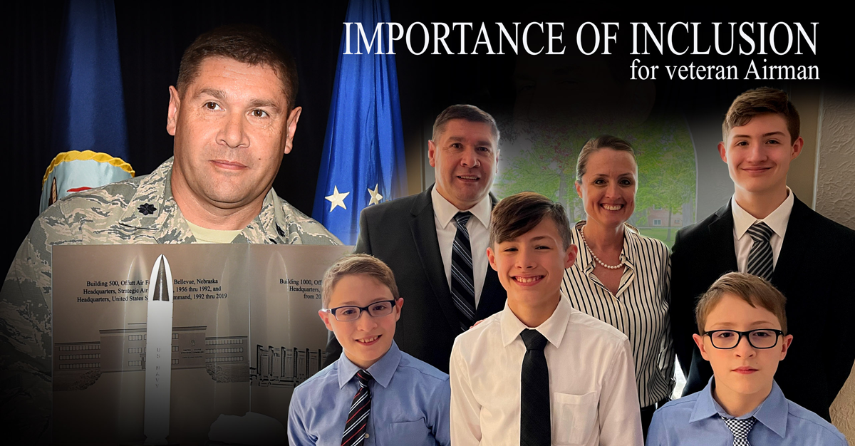 Lt. Col. Albito Lopezand family composite.