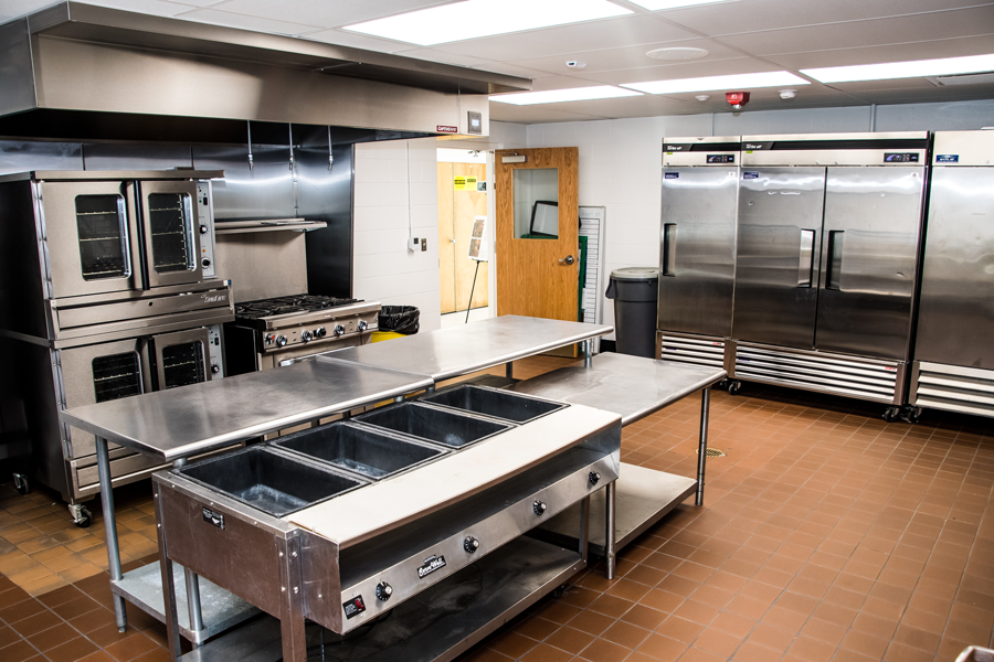Commercial kitchen.